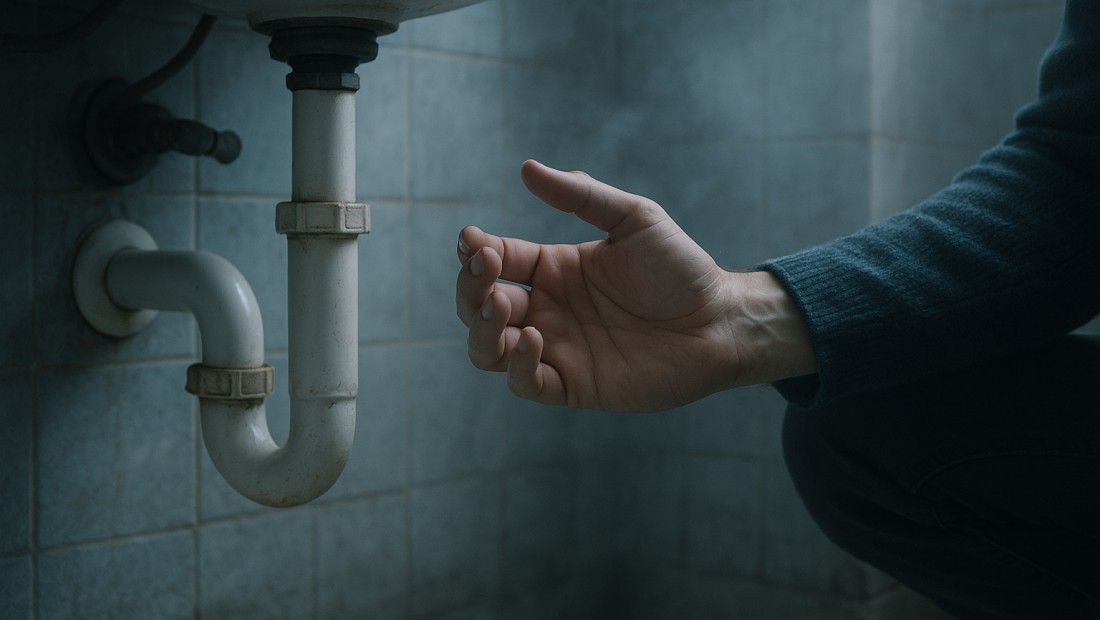 Homeowner noticing a sewer smell near a basement drain in Albany